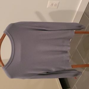 Lululemon gray reversible sweater (front on back, and back on front) US size 16